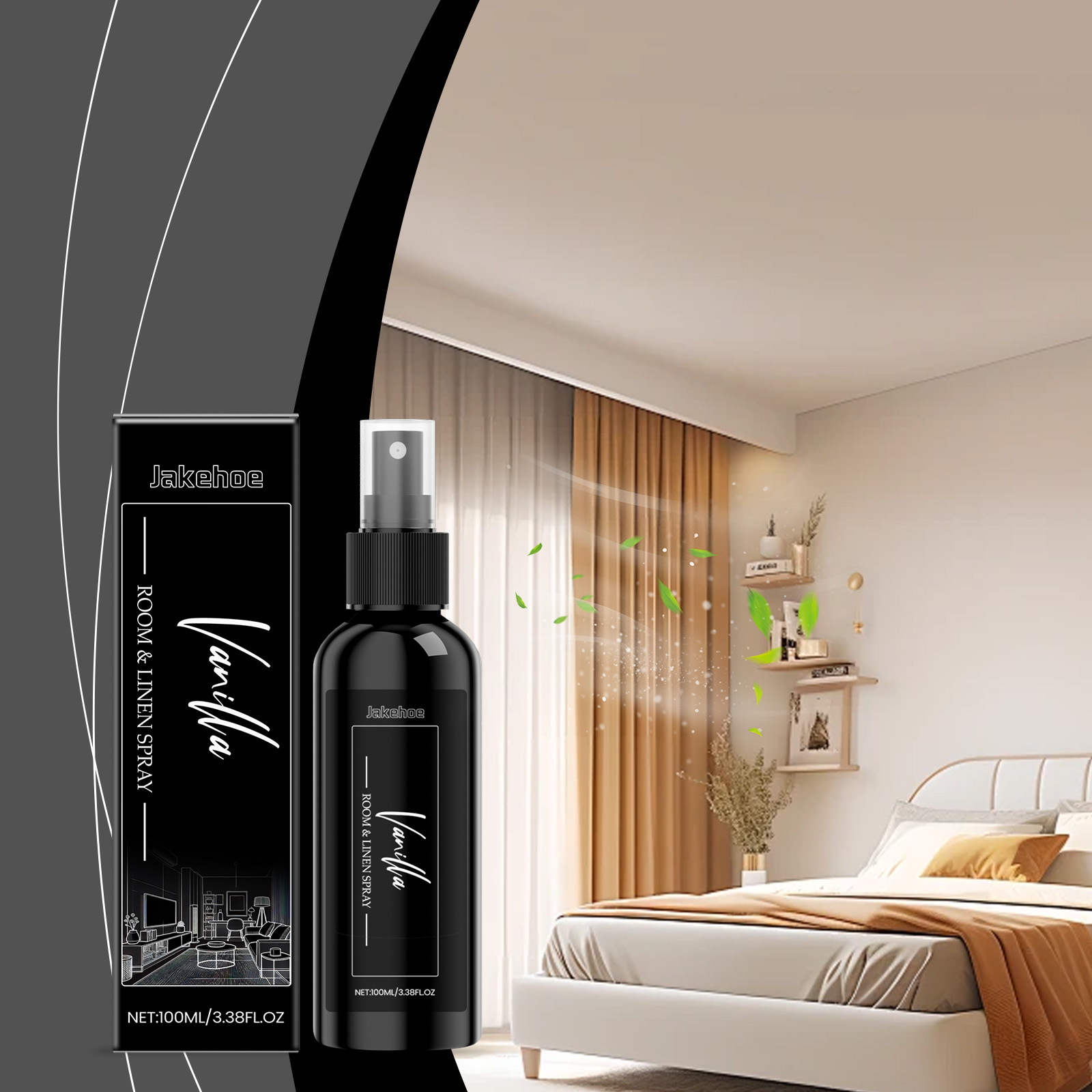 Home Fragrance Linen - Спрей для льняной ткани, стойкий аромат,