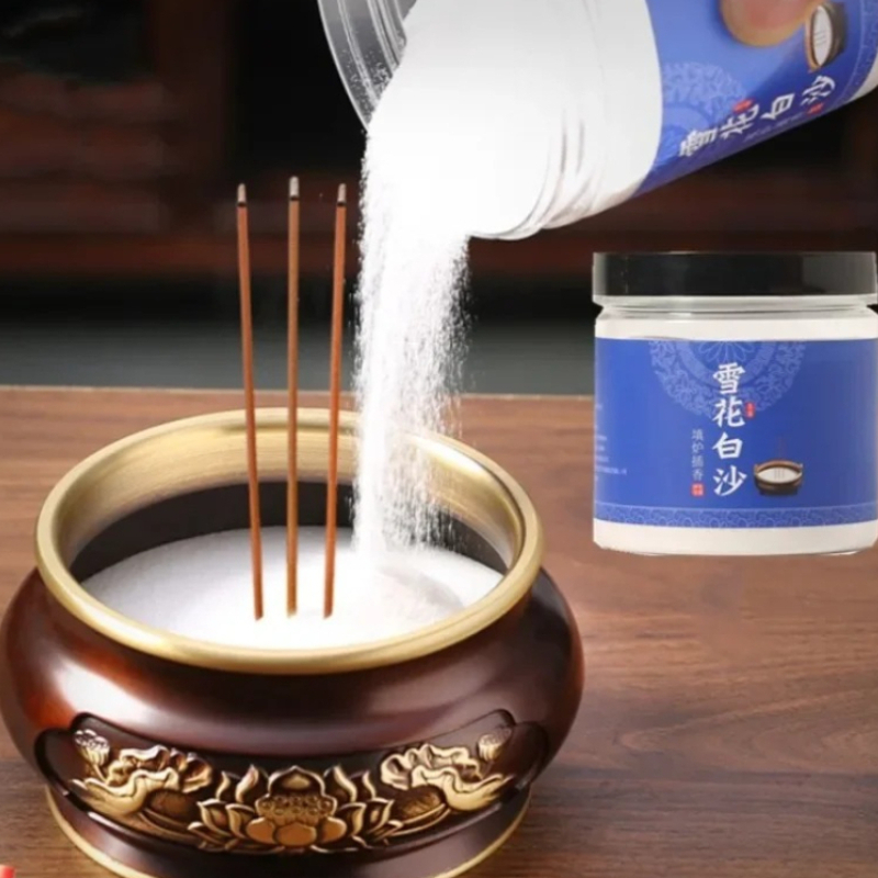 Smokeless Incense Stick - 500 г белого песка для курильницы,