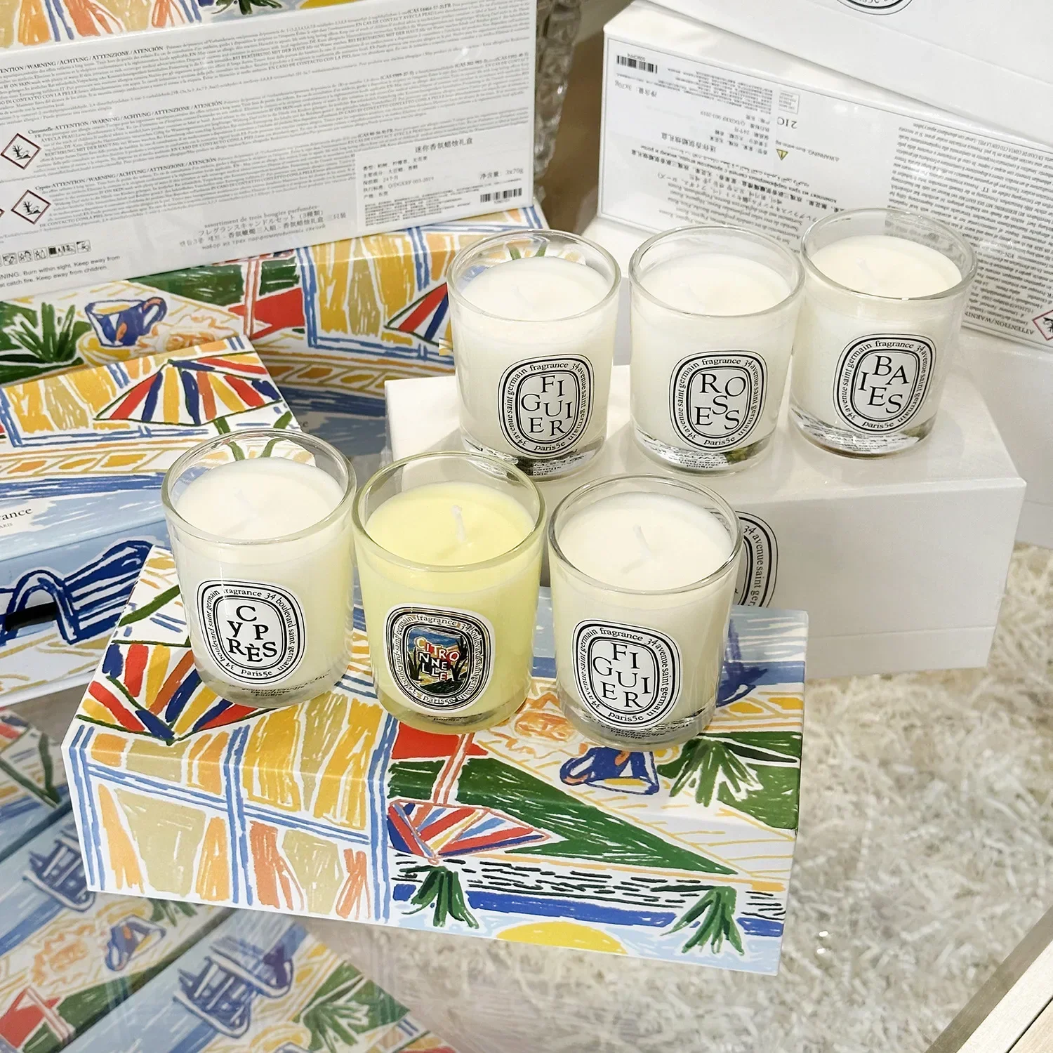 Home Fragrance French - Свеча для ароматерапии, натуральные растительные ароматические