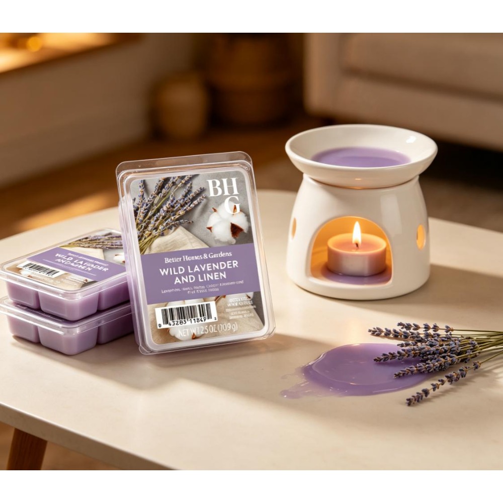 Home Fragrance Linen - Ароматические восковые кубики 2.5 унции с