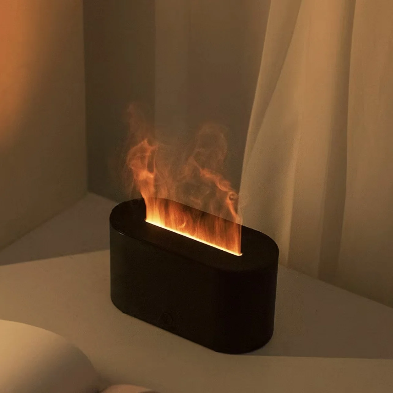 Home Fragrance Lamp - Увлажнитель-ароматизатор воздуха с эффектом пламени, мини-диффузор