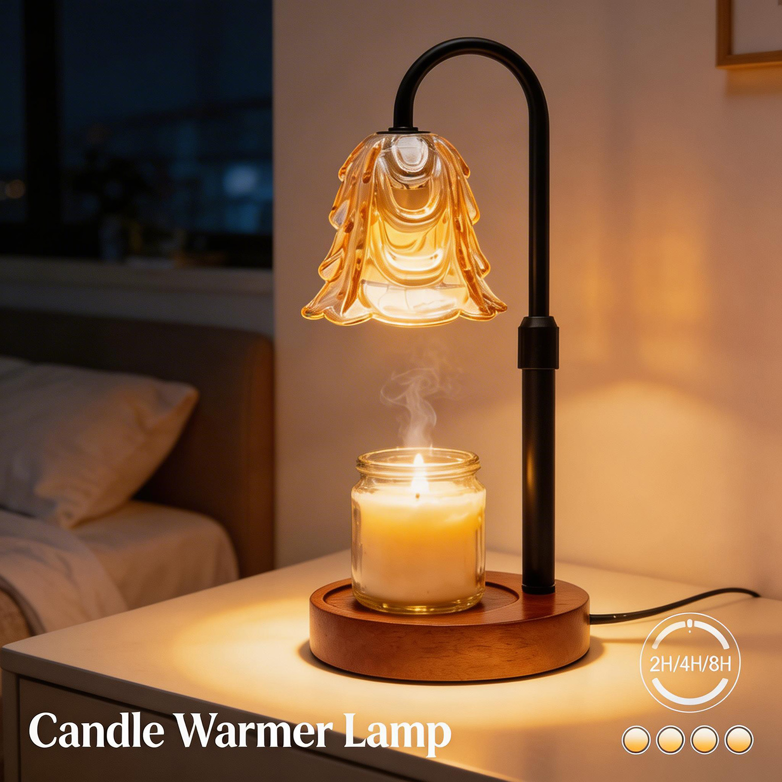 Home Fragrance Lamp - Лампа-ароматизатор для свечей, декоративная лампа для