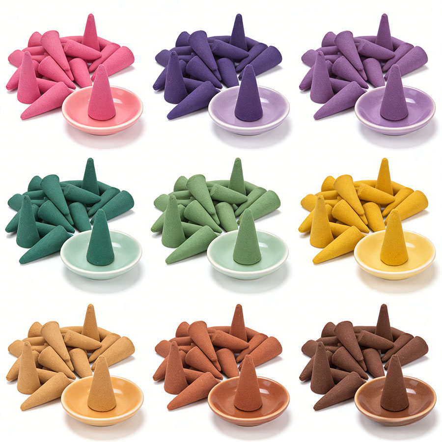 Home Fragrance Vanilla - Ароматические конусы и гранулы Mixed Tower,