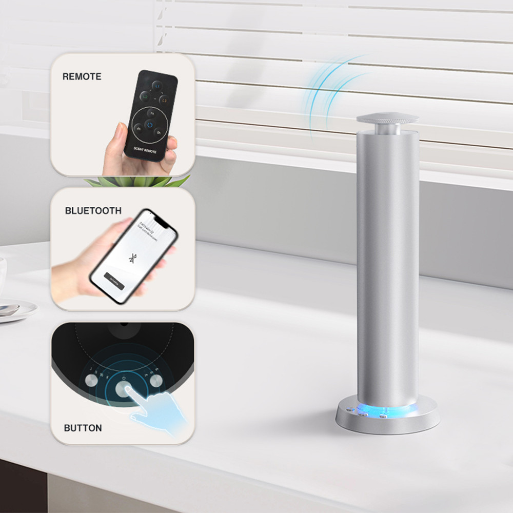 Home Fragrance Diffuser - Аромадиффузор для дома с Bluetooth, металлический,