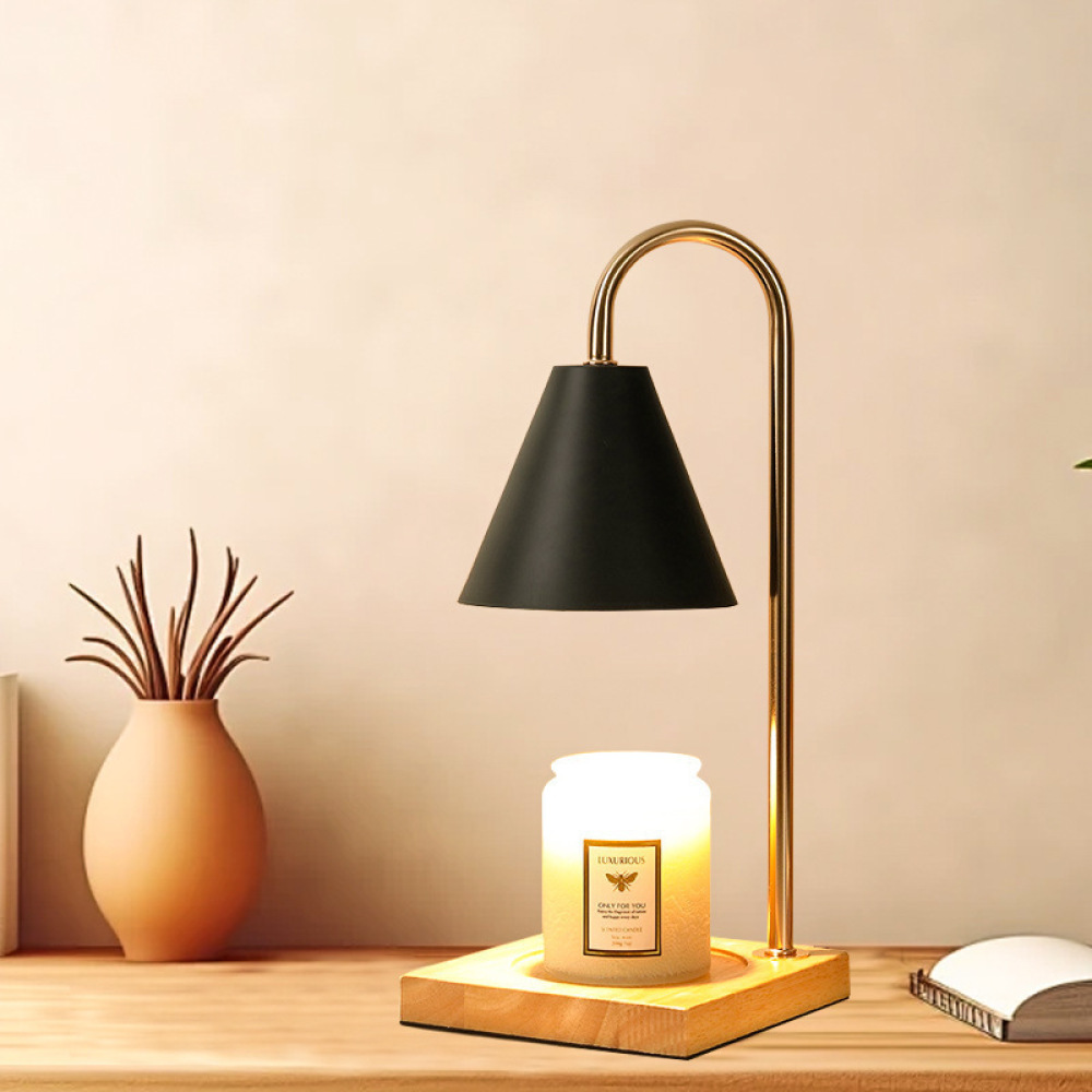Home Fragrance Lamp - Современная лампа-ароматизатор для свечей, деревянный ароматизатор,