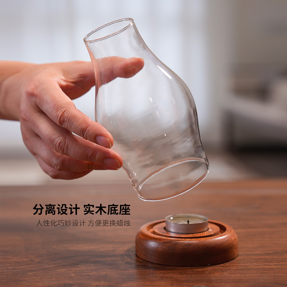 Прозрачный стеклянный подсвечн – обзор и цена Home Fragrance Lamp