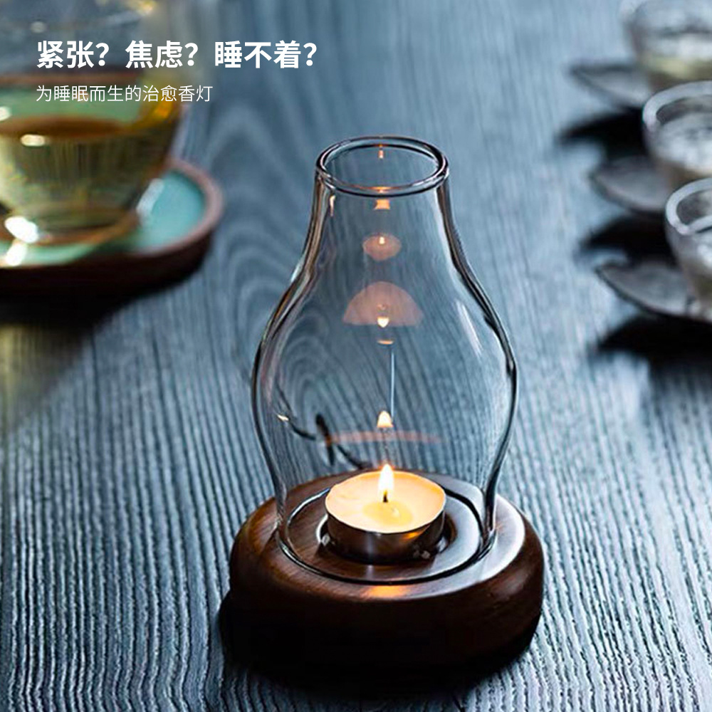 Прозрачный стеклянный подсвечн – обзор и цена Home Fragrance Lamp
