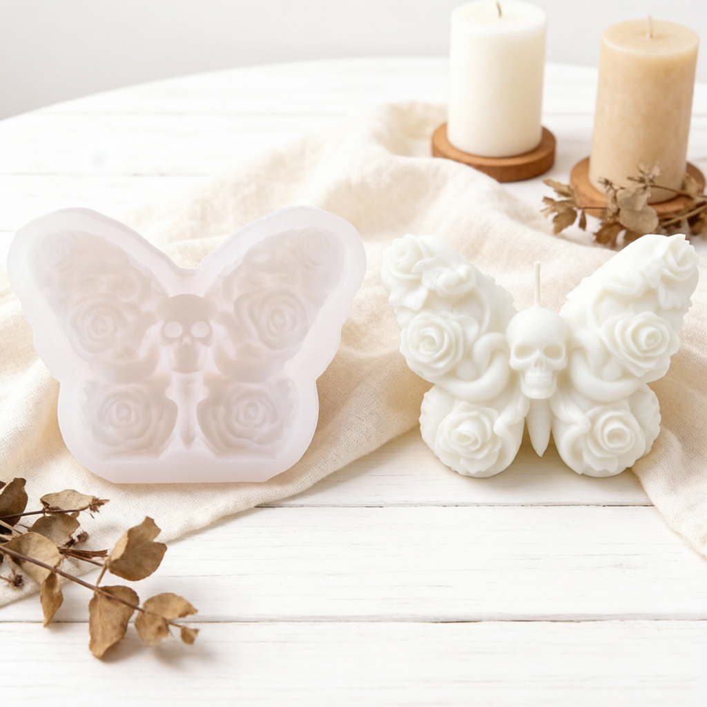 Силиконовая форма 3D «Череп с  – обзор и цена Home Fragrance Rose